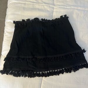 Island Gypsy black tassel skirt only worn once